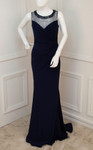 MNM Couture F4720 Sleeveless Round Neck Long Dress