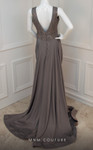 MNM Couture F4440 Beaded Embellishment Sleeveless Long Dress