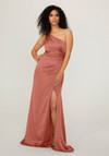 Morilee Bridesmaid 21795 Silky Satin One Shoulder Dress