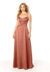 Morilee Bridesmaid 21806 Silky Satin Scoop Neck Long Dress