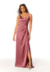 Morilee Bridesmaid 21810 Silky Satin V-neck A-Line Dress