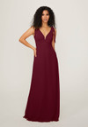Morilee Bridesmaid 21789 Chiffon V-neck Tied Straps Dress