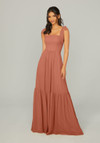 Morilee Bridesmaid 21753 Chiffon Straps Sleeves Long Dress