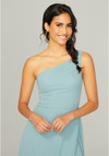 Morilee Bridesmaids 21758 Chiffon Asymmetric Neck Long Dress