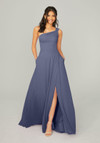 Morilee Bridesmaids 21758 Chiffon Asymmetric Neck Long Dress