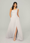 Morilee Bridesmaids 21758 Chiffon Asymmetric Neck Long Dress