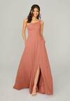 Morilee Bridesmaids 21758 Chiffon Asymmetric Neck Long Dress