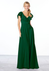 Morilee Bridesmaids 21657 Chiffon Cap Sleeves Long Dress Morilee Bridesmaids 21657 Chiffon Cap Sleeves Long Dress
