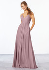 Morilee Bridesmaid 21658 Chiffon Sleeveless V-neck Dress