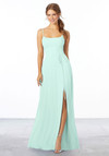 Morilee Bridesmaid 21668 Chiffon Sleeveless Sheath Dress