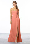 Morilee Bridesmaid 21668 Chiffon Sleeveless Sheath Dress