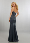 Morilee Bridesmaids 21569 Satin Spaghetti Straps Long Dress