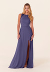 Morilee Bridesmaid 21826 Chiffon Jewel High Neck Long Dress