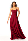Morilee Bridesmaid 21803 Chiffon Scoop Neck A-Line Dress