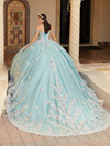 House of Wu 26059 Lace Tulle Spaghetti Strap Long Ballgown