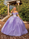 Dancing Queen 1864 Off Shoulder Sweetheart Neck Long Dress