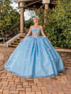 Dancing Queen 1815 Sweetheart Neck Sleeveless Long Dress