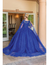 Dancing Queen 1680 V-neck Sleeveless Quinceanera Ballgown