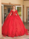 Dancing Queen 1678 V-neck Sleeveless Quinceanera Ballgown