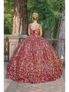 Dancing Queen 1670 Sweetheart Neck Cap Sleeve Ballgown