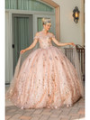 Dancing Queen 1668 V-neck Sleeveless Quinceanera Ballgown