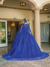 Dancing Queen 1649 V-neck Sleeveless Quinceanera Ballgown