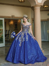 Dancing Queen 1636 Off Shoulder Sweetheart Neck Ballgown