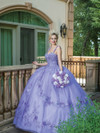 Dancing Queen 1627 V-neck Sleeveless Quinceanera Ballgown