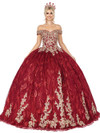Dancing Queen 1579 Off Shoulder Sweetheart Neck Ballgown
