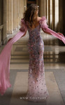 MNM Couture K4064 Sequin Tulle Off the Shoulder Long Dress