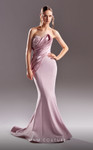 MNM Couture G1513 Crepe Strapless Sweetheart Neck Long Dress