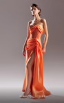 MNM Couture G1506 Organza Sweetheart Neck Strapless Dress
