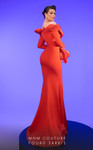 MNM Couture 2791 Long Sleeves Off Shoulder Neck Long Dress