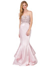 Dancing Queen 9917 Beaded Sweetheart Neck Strapless Dress