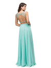Dancing Queen 9574 Scoop Neck Beaded Bodice Two-Piece Dress