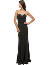 Dancing Queen 9524 Illusion Bateau Neck Sleeveless Dress
