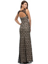 Dancing Queen 9469 Illusion Scoop Neck Sleeveless Long Dress