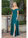 Dancing Queen 4289 Off-Shoulder Sweetheart Neck Long Dress