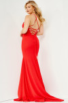 JVN by Jovani JVN08599 Sleeveless High Neck Long Prom Dress