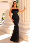 Clarisse 810979 Straight-Across Neck Sleeveless Long Dress