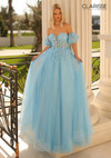 Clarisse 810721 Tulle Strapless Sweetheart Neck Ballgown