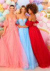 Clarisse 810721 Tulle Strapless Sweetheart Neck Ballgown