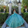 Princesa by Ariana Vara PR30131 Sequins Glitter Tulle Gown
