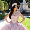 Princesa by Ariana Vara PR30132 Sequins Glitter Tulle Gown