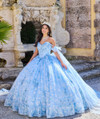 Princesa by Ariana Vara PR30135 Tulle Off the Shoulder Gown