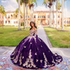 Princesa by Ariana Vara PR30136 Sequins Off-Shoulder Gown
