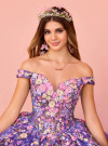 Princesa by Ariana Vara PR30155 Sequins Off Shoulder Gown