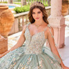 Princesa by Ariana Vara PR30157 Lace Glitter Tulle Gown