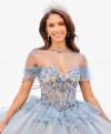 Princesa by Ariana Vara PR30160 Sequins Off Shoulder Gown