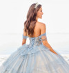 Princesa by Ariana Vara PR30160 Sequins Off Shoulder Gown